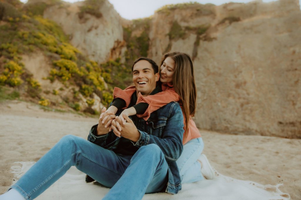 Point Dume State Beach Couples Session